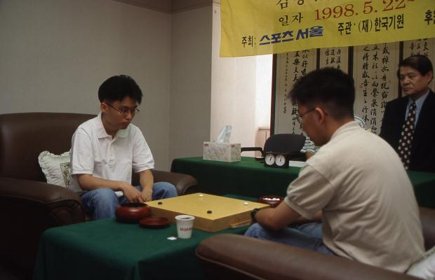 김명완-목진석.8기 비씨카드배 신인왕전 결승.1998